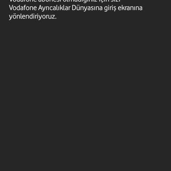 Vodafone Yanımda Giriş Yapamıyorum
