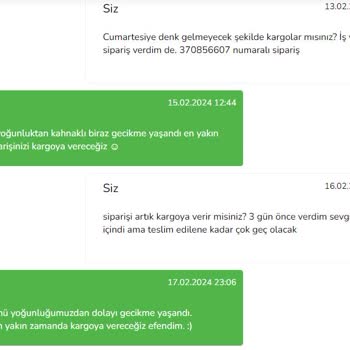 Webrika'dan Aldığım Ürün 9 Gün Oldu Hala Kargoya Verilmedi