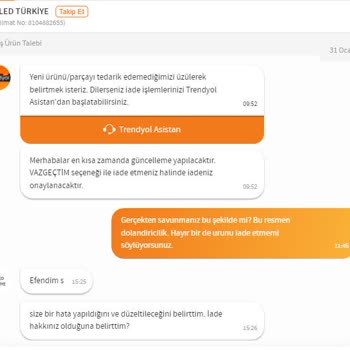 Trendyol'un İş Ahlakından Yoksun Firmaları