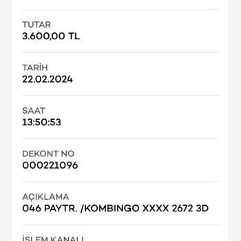 Pay TR Bilgi Dışı Alışveriş Hk