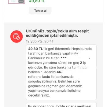 Loreal Ürünün Parasını Alıp İptali Yapıyor Yatan Parayla Ne Yapıyor?