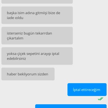 Çiçek Sepeti Paramı İade Etmiyor