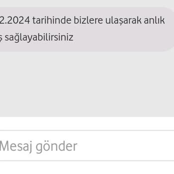 Vodafone Faturasız Hatta Geçişimi Yapmıyor?