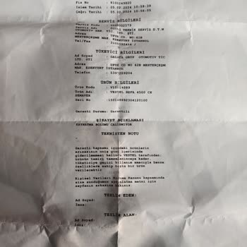 Vestel Pişmanlıktır. 17 Gündür Çözmüyorlar