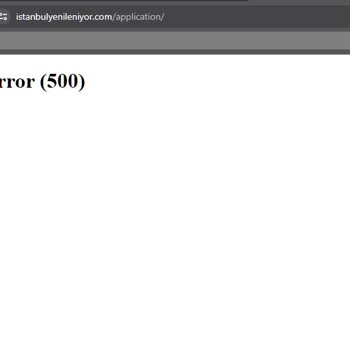 Kiptaş'ın Sitesine Haftalardır Başvuruda Bulunamıyoruz