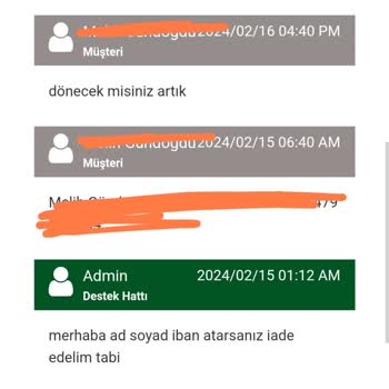 BuharKeyf Para İade Sorunu