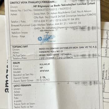 HP Hyperx Kulaklık Alındığı Günden Beri Garanti Hakkımı Kullanamıyorum