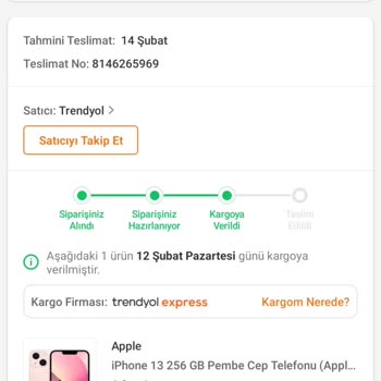 Trendyol Ürün Gecikmesi Hayal Kırıklığı