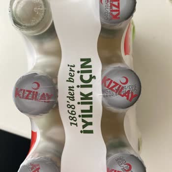 Kızılay Maden Suyunda Kapaksız Maden Suyu Şişesi