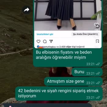 Tuba Mutioğlu Ferace Elbise Siparişi