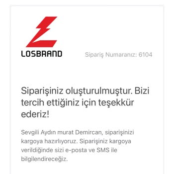 Losbrand Satın Aldığım Ürün Kargolanmadı.