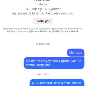 Losbrand Satın Aldığım Ürün Kargolanmadı.