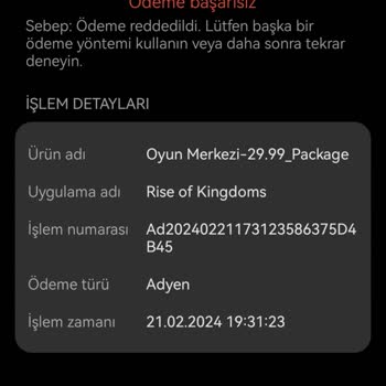 Huawei Ödeme İptal Edildi!