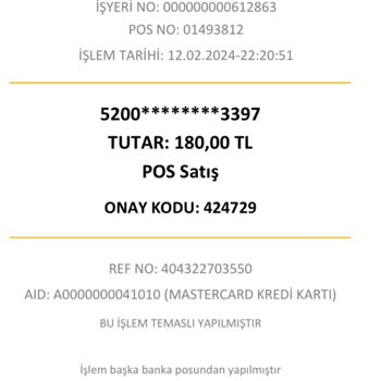 VakıfBank Kredi Kartımdan Bilgim Dışında Harcama Yapmış.