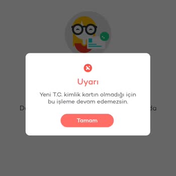 Tosla Kimlik Kartınız Yok Uyarısı Veriyor