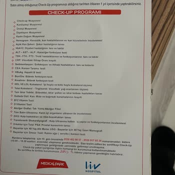 Medical Park Hastanesi Check Up Adaletsizliği