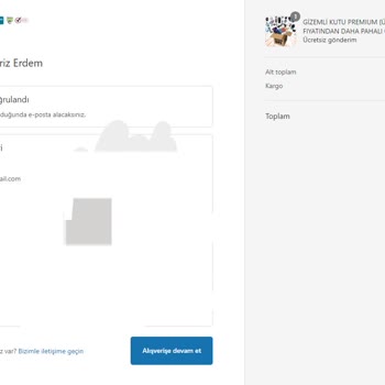 Hediye Çarşısı (magazahediyecarsisi.com) Kargom Gönderilmedi Ve İletişim Eksikliği Mevcut
