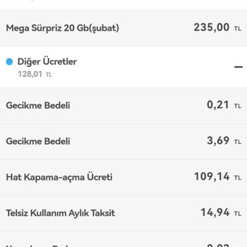 Turkcell Faturama Ek Ücret Yansıtıldı
