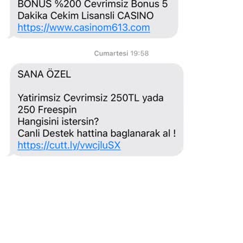 Vodafone +37 İle Başlayan Bahis Mesajları (372 Ve 371 Li Mesajlar)