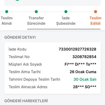 Trendyol Express Trendyol Milla İade Sorunu: Müşteri Mağduriyeti