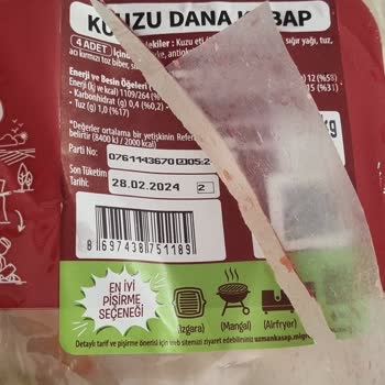 Migros'tan Aldığım Köfteden Plastikler Çıktı