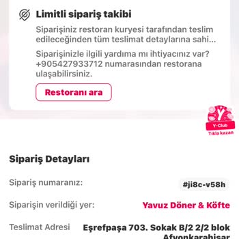 Yemeksepeti Neden İptal Ettirmiyorsunuz?