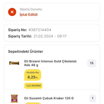Migros Pişmanlık İndirim Oldu Mu Adet Fazla Deyip Teslim Etmiyor.