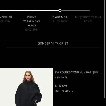 Zara 4 Gündür Dağıtımda Olan Kargom Hakkında