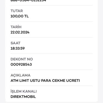 Akbank ATM İşlem Ücreti Şoku!