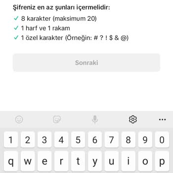 TikTok Şifre Sıfırlama Hatası