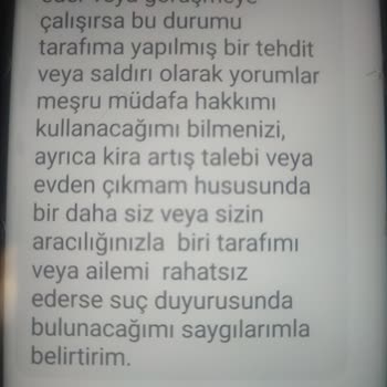 Jandarma Genel Komutanlığı Bizi Tehdit Ediyor