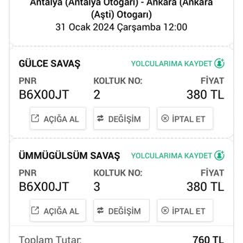 Obilet İadesini Yapmıyor Sorumluluk Almıyor
