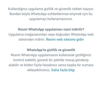 WhatsApp Aero Yasaklamasıyla Karşı Karşıya Kaldım!