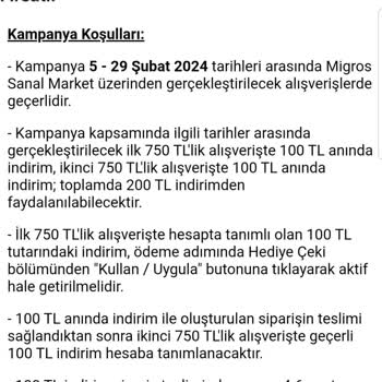 Migros Sadece Görselde Kalıp Asla Yararlanılamayan Kampanya
