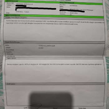 Monster Notebook Teknik Servis Durumu