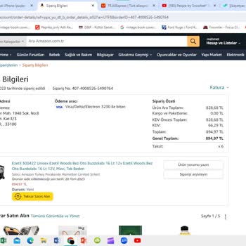 Amazon Ürün Garanti Ve Müşteri Temsilcisi İletişim Sorunu