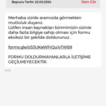 İşin Olsun İş Başvurusu Ve Kimlik Bilgileri Hk.