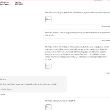 Hepsiburada Teknik Servis Sonrası İADE/DEĞİŞİM Sorunu