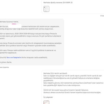 Hepsiburada Teknik Servis Sonrası İADE/DEĞİŞİM Sorunu