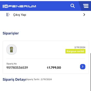 Fenerium Fatura Yok Ve Üründe Hata