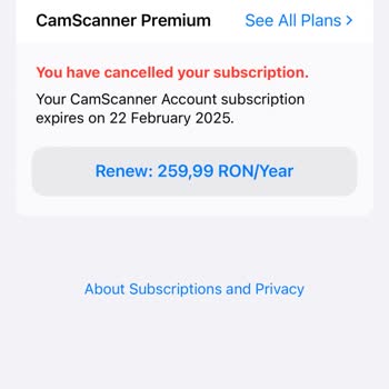 Camscanner Mağduriyeti Giderilsin İstiyorum