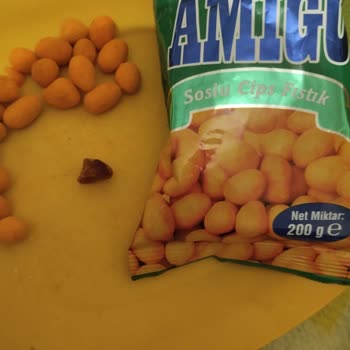 Gold Harvest Kuruyemiş Şok Amigo Soslu Cips Fıstık İçinde Sert Bilinmeyen Parça