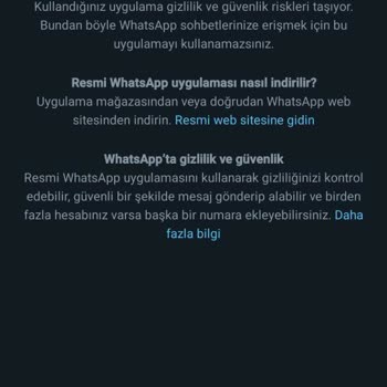 WhatsApp Hesabım Açılmıyor