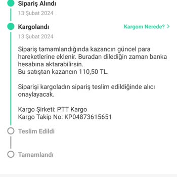 PTT Kargo 10 Gündür Kargom Teslim Edilmedi