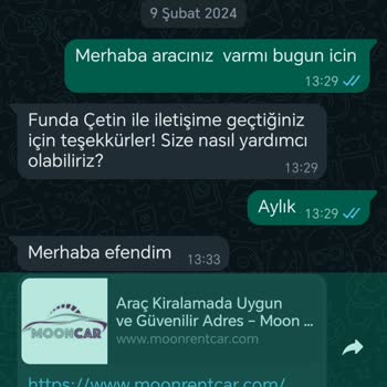 Moon Car Filo Mağdur Edildim He Acıdan