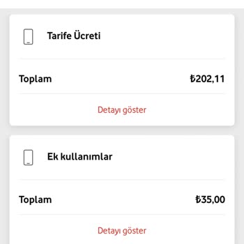 Vodafone Faturam Çok Yüksek Geliyor