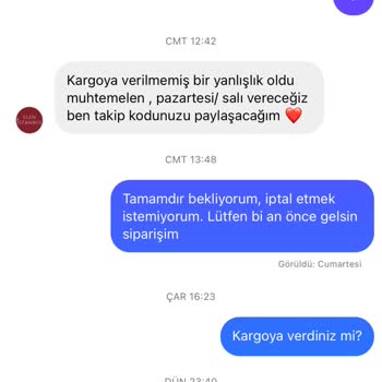 Elen İstanbul'dan Aldığım Ürünler Gelmedi
