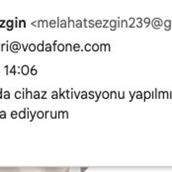 Vodafone Evrak Talep Ve Müşteri Temsilcisi Mağduru