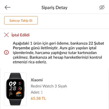 Trendyol'un Yanlış Fiyat Yazıp Sipariş İptal Etmesi