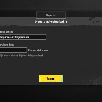 PUBG (Pubgmobile.com) Hesap Erişim Sorunu Ve Çözüm Talebi